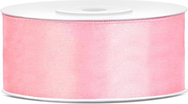 Produktbild Partydeco Satin Ribbon, light pink, 25mm/25m (1 pc. / 25 lm) (Geschenkband, 1 x)