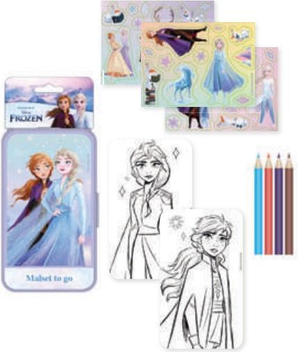 Actual product image Undercover Frozen colouring set to go