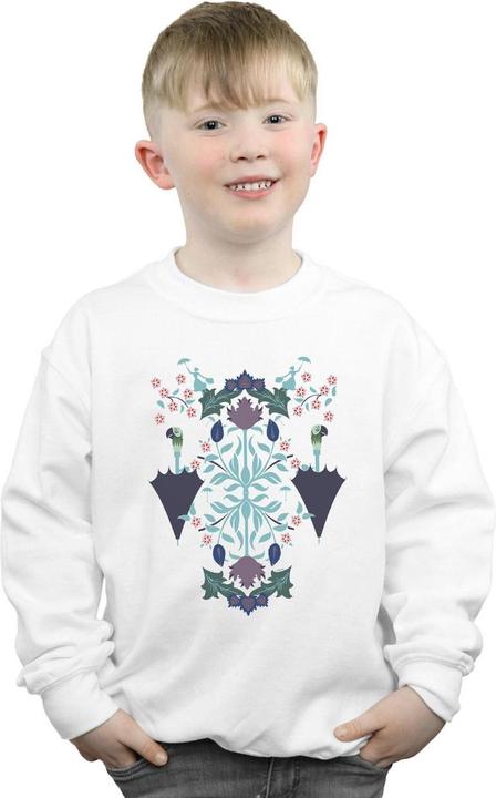 Produktbild Disney Mary Poppins Floral Collage Sweatshirt Jungen (152, 158)