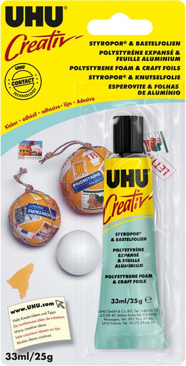 Produktbild UHU Creativ Styropor 33ml TBL (32 g, 33 ml)