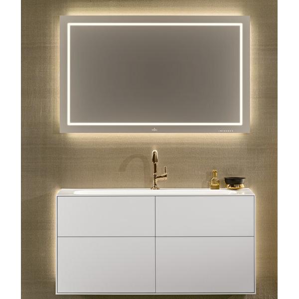 Villeroy & Boch, Waschbeckenunterschrank, V&B Waschtischunterschrank FINION 800x603x501mm AP Gl wh ma glos. wh lacq.