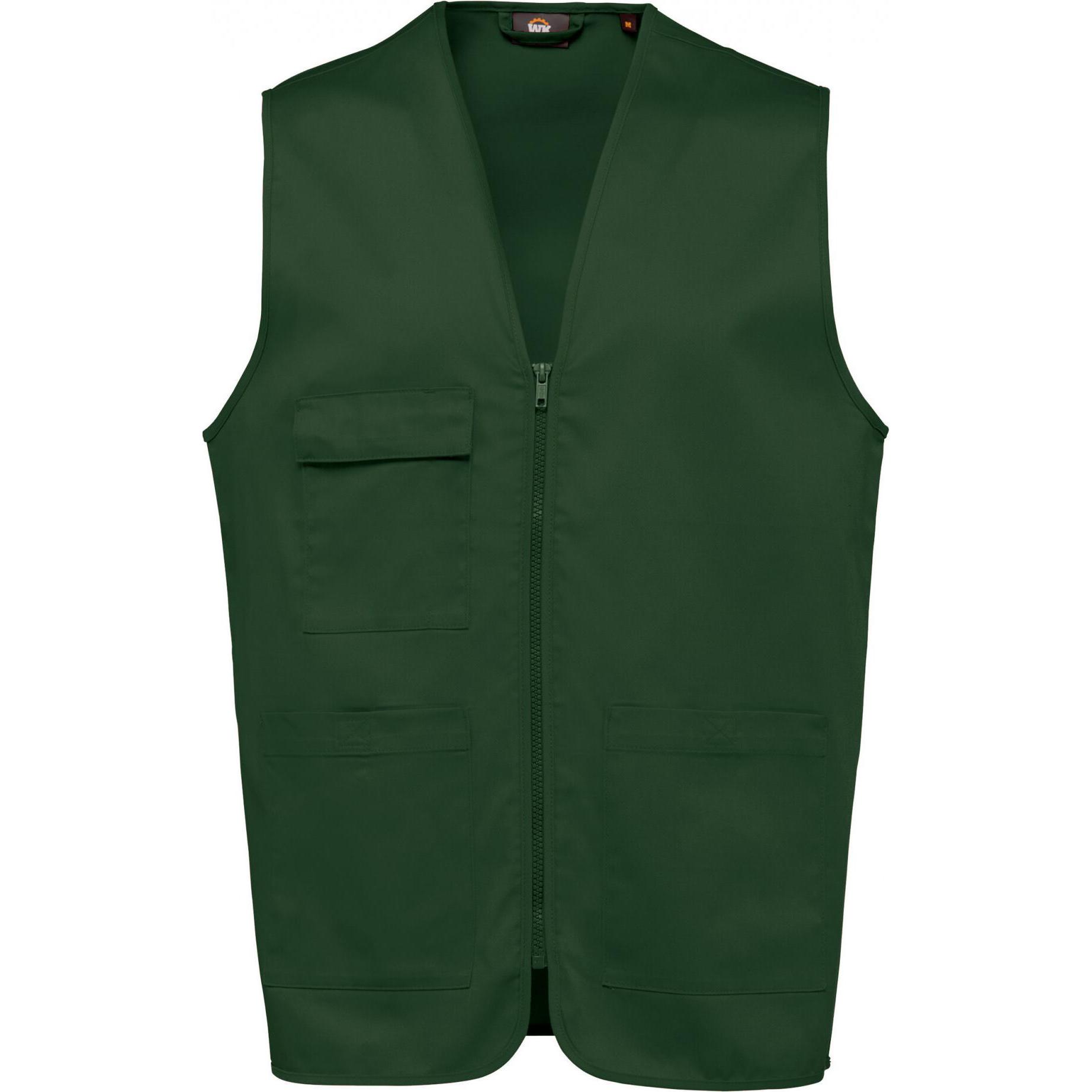 Kariban, Arbeitsjacke, Polycotton-Weste mit mehreren Taschen (M)