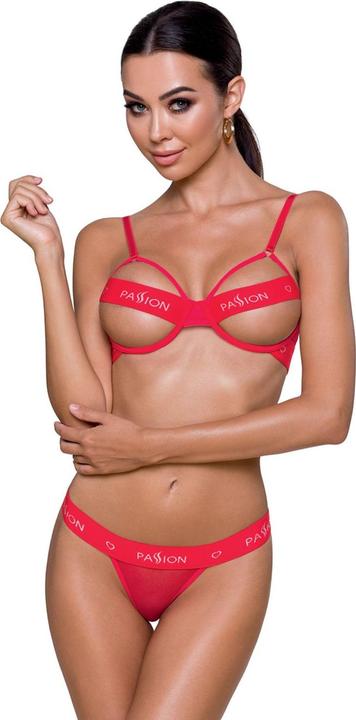 Image du produit Passion Soutien-gorge Ouvert plus string semi-transparent (XL)