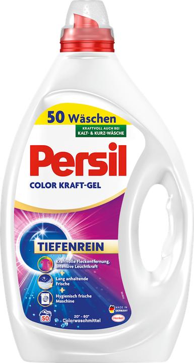 Actual product image Persil COLOR KRAFT-GEL TIEFENREIN Waschmittel 2,25 l (50 Washing cycles, Liquid)