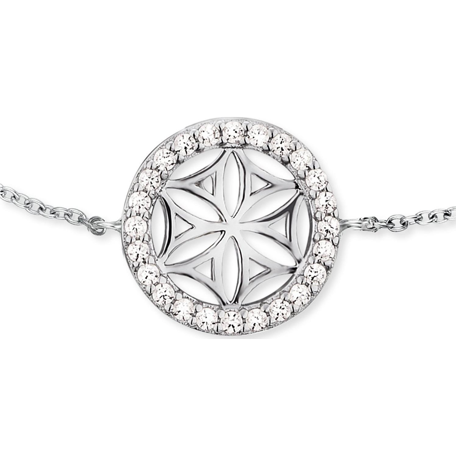 Thumbnail - Engelsrufer, Armschmuck, Lebensblume Armband, (17 cm, 925er Silber)