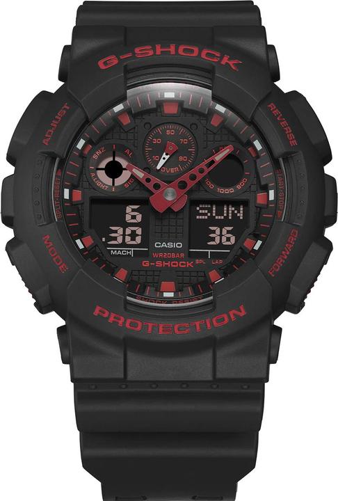 Produktbild Casio GA-100BNR-1AER (Chronograph, Digitaluhr, 51 mm)