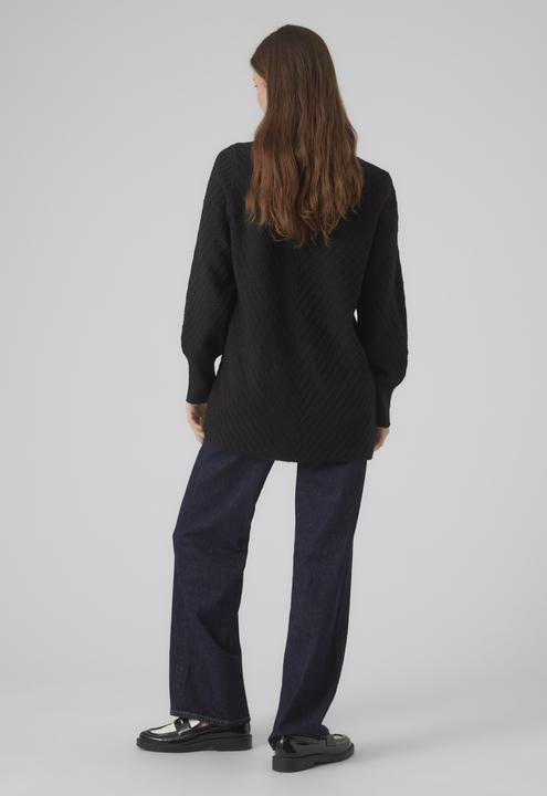 Produktbild Vero Moda VMANJASTINNA LONG COWL PULLOVER GA EXC Strickpullover (XS)