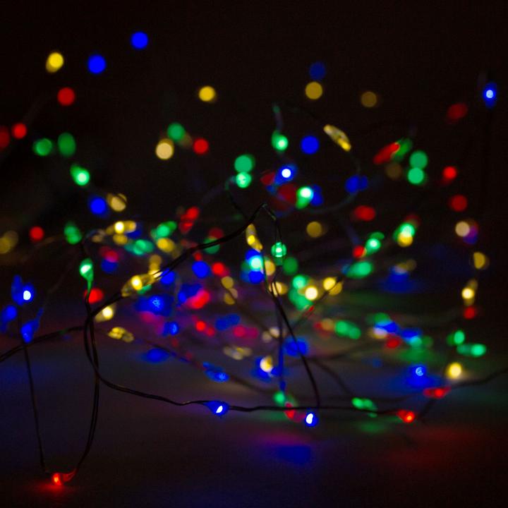 Produktbild H & S Collection Silberdraht-Lichterkette, 80 LEDs (3.95 m)