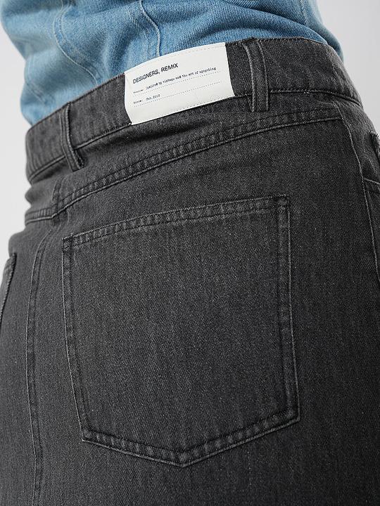 Actual product image Designers Remix Denim skirt midi MILES (38)
