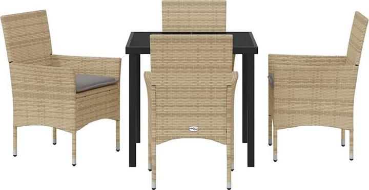 Produktbild vidaXL Garten Essgruppe (80 x 80 x 73 cm)