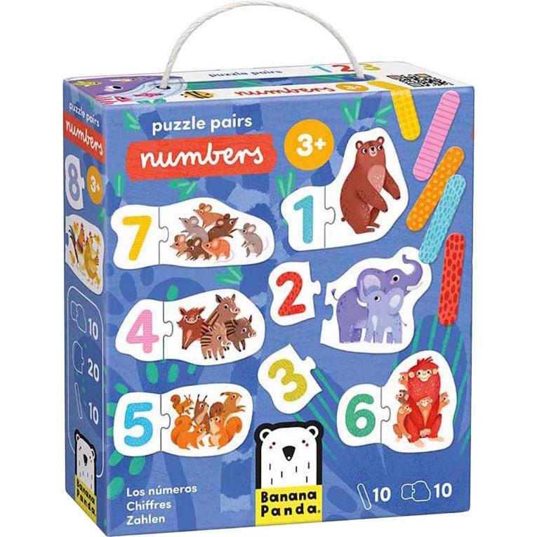 Banana Panda - Puzzle Numbers - 20 Stück. (20 pezzi)