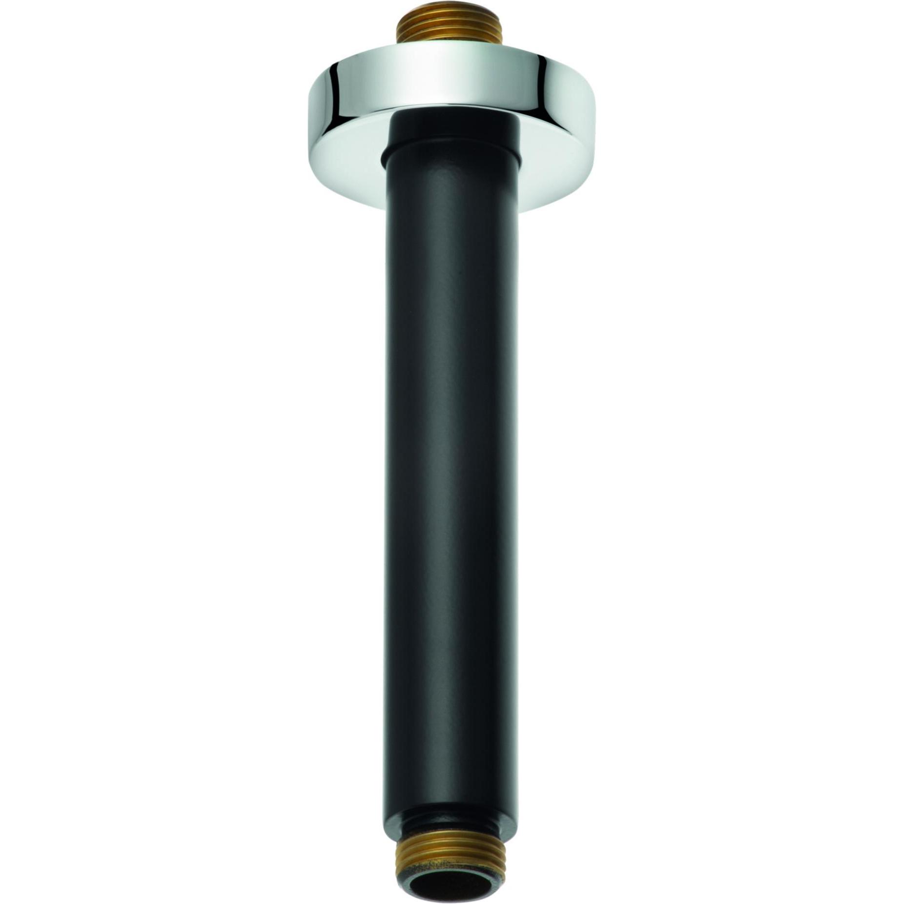 Kludi Deckenauslass A-QA DN 15 Ausladung 150mm ma-sw/chr (6651587-00)