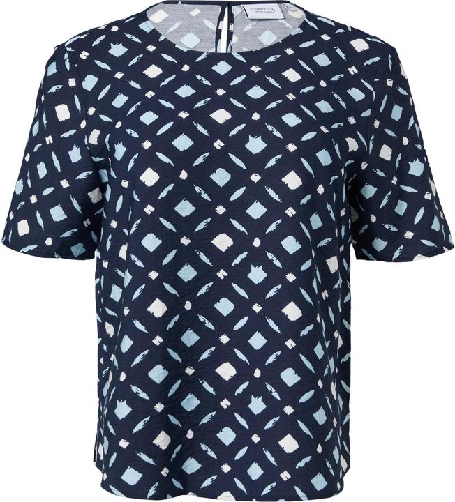 Image du produit Comma Bluse Twilllbluse mit All-over-Print (42)