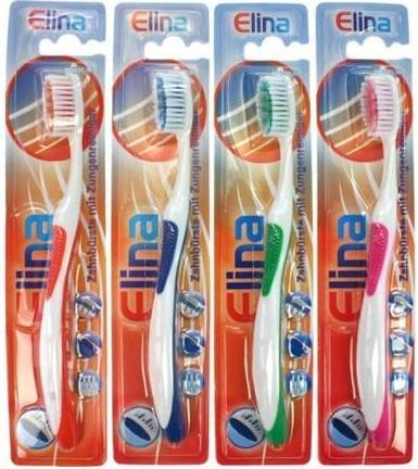 Magni Zahnbürste Elina med mit Zungenreiniger (1 x)