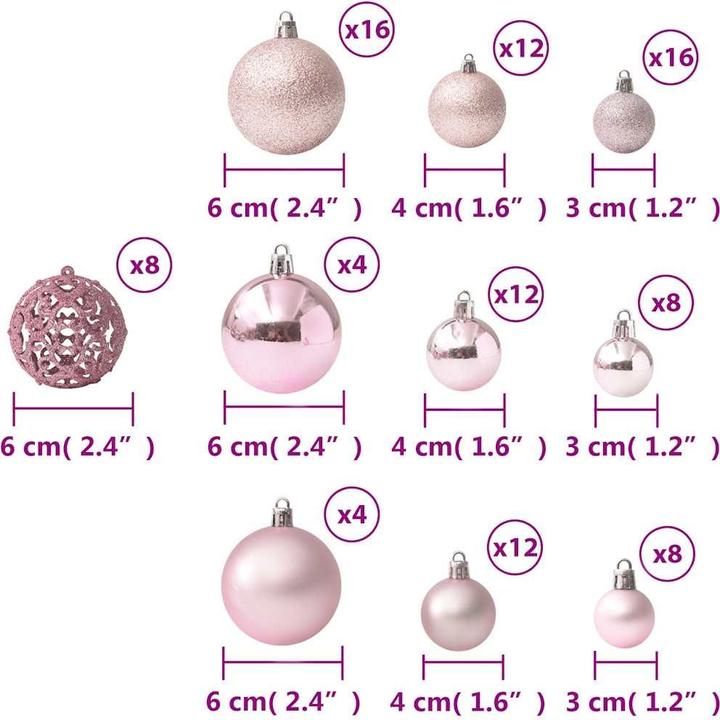 Produktbild vidaXL Weihnachtskugel (100x)