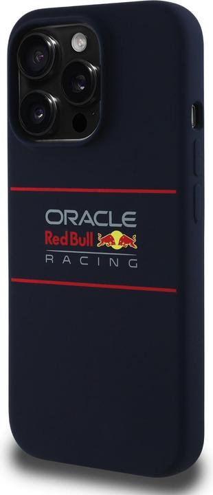 Actual product image Red Bull RBHMP14L24SIHSRV iPhone 14 Pro 6.1" hardcase navy Silicone Horizontal Logo MagSafe (Apple iPhone 14 Pro)