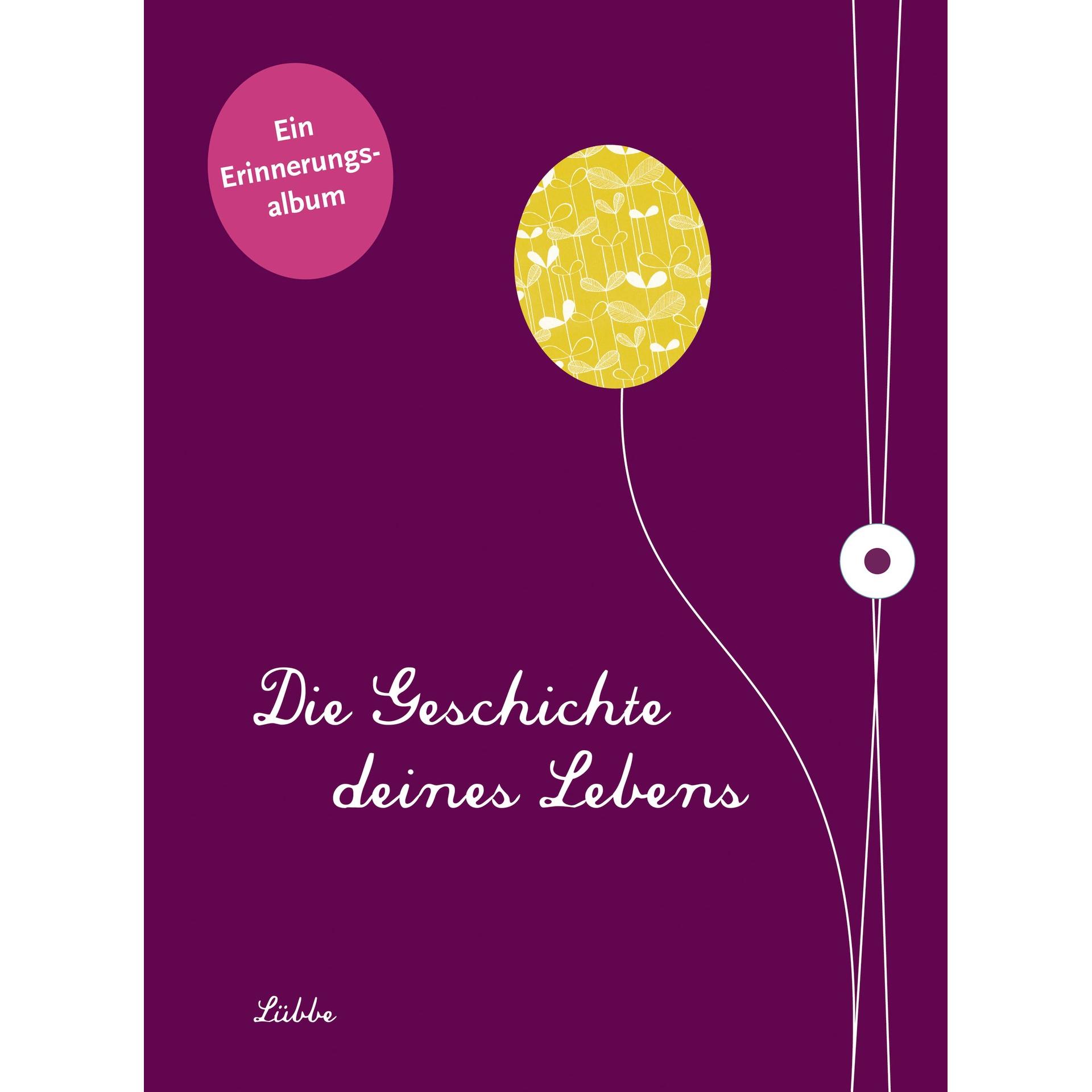 Ehrenwirth, Fotoalbum, Die Geschichte deines Lebens/aubergine