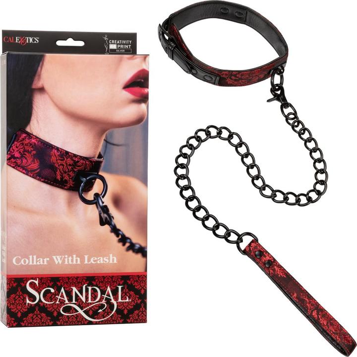 Actual product image CalExotics Scandal Collar with Leash