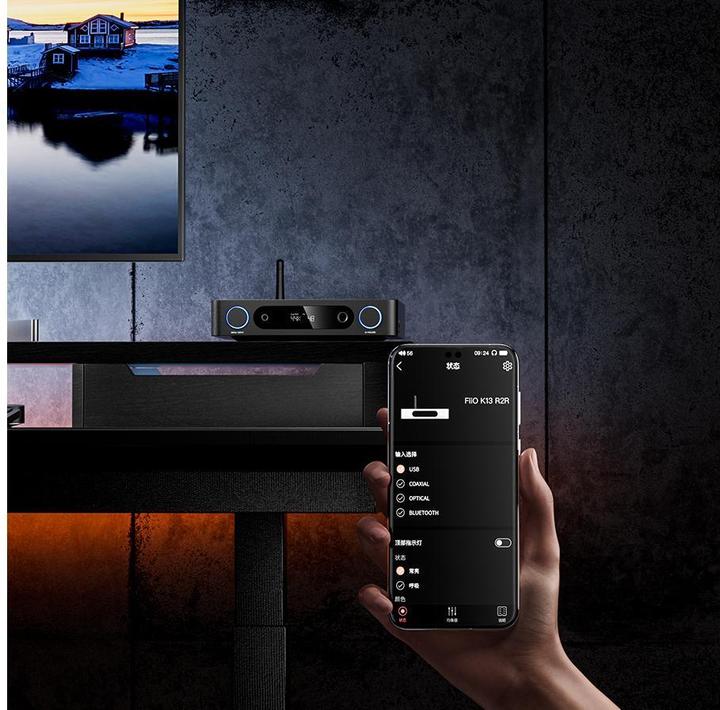 Actual product image FiiO K13 R2R (USB-DAC, Display, Tone control, gain switch, Bluetooth)