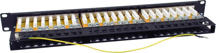 Produktbild equip Patchpanel 48x RJ45 Cat6A 19" FTP 1HE Premium schwarz