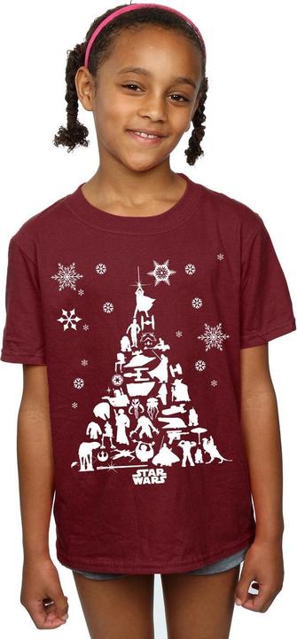 Produktbild Star Wars Christmas Tree TShirt Mädchen (116)