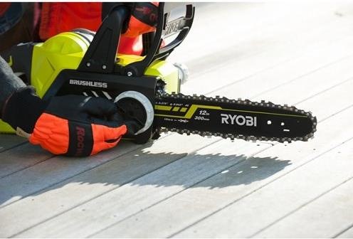 Actual product image Ryobi OCS1830 (Battery chain saw)