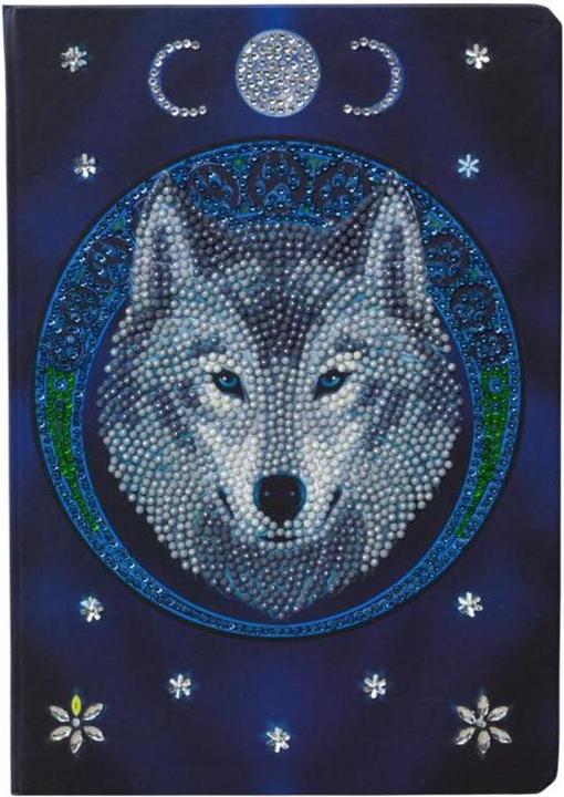 Produktbild Craft Buddy Lunar Wolf, Crystal Art Notebook ANNE STOKES