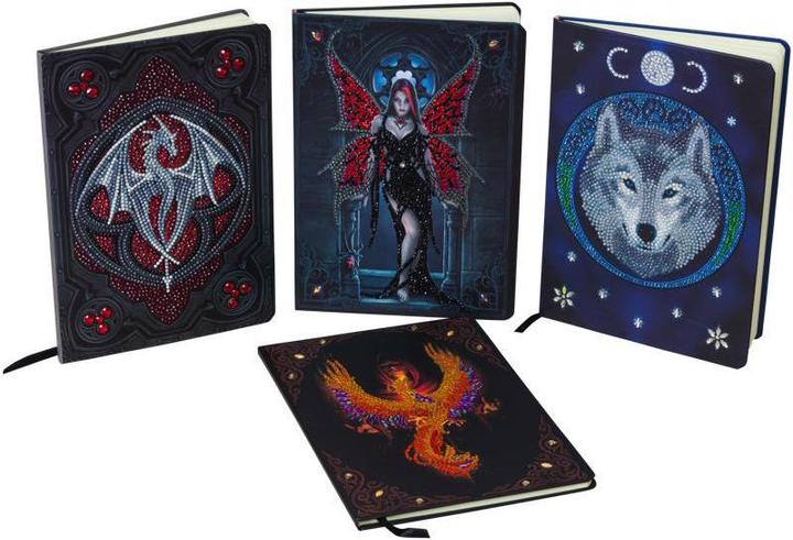 Produktbild Craft Buddy Lunar Wolf, Crystal Art Notebook ANNE STOKES