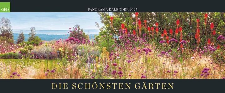 Neumann GEO - Panorama: Die schönsten Gärten 2025 Wandkalender – atemberaubenden Gartenlandschaften, extra