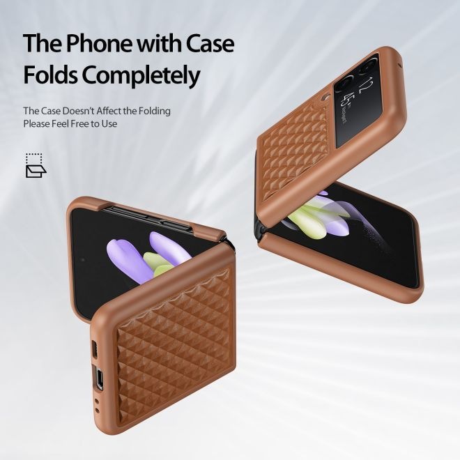Produktbild Dux Ducis Venice Series Echtleder Case (Samsung Galaxy Z Flip4)