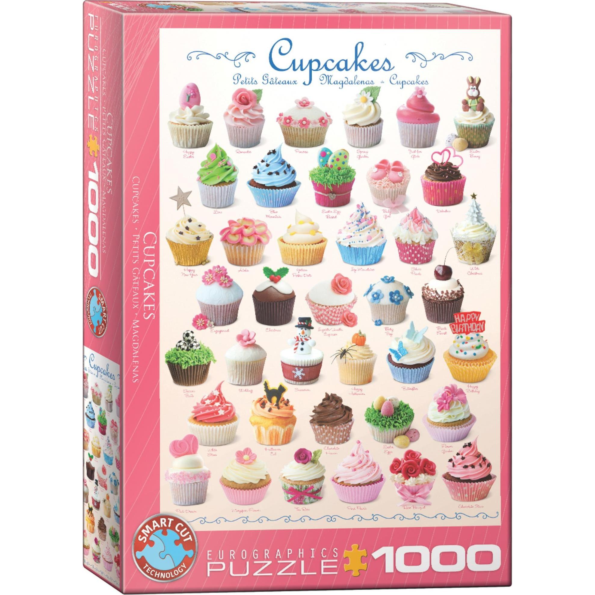 Eurographics Cupcakes (1000 Teile)