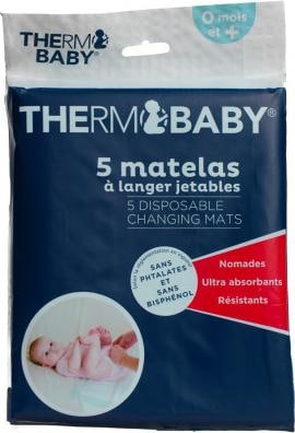 Actual product image Thermobaby 5 disposable changing mats (40 x 60 cm)