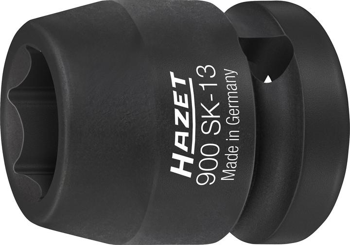 Produktbild HAZET Schlag-, Maschinenschrauber Steckschlüsseleinsatz ∙ Sechskant 900SK-13 ∙ Vierkant12,5 mm (1/2… (13 mm)
