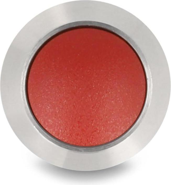 Actual product image Delock push button for installation 12 mm 2 x screw terminal red