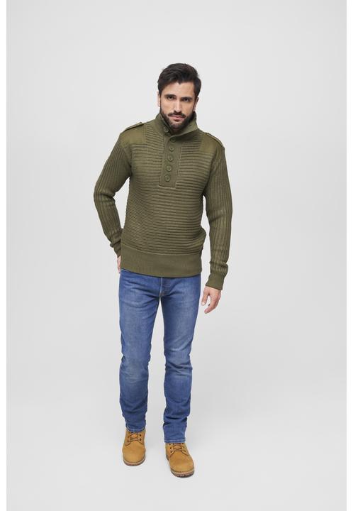 Produktbild Brandit Alpine Pullover Grösse M Farbe Oliv (M)