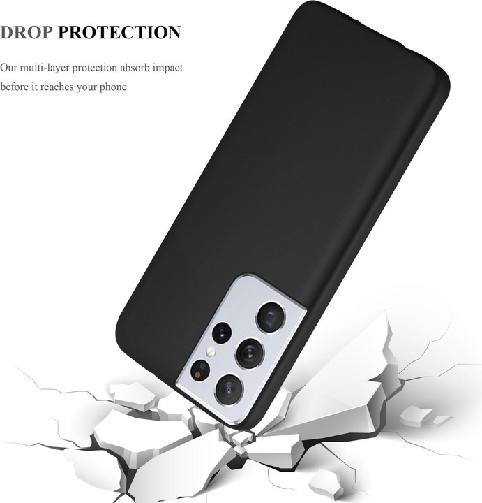 Produktbild Cadorabo TPU Matt Metallic Cover (Samsung Galaxy S21 Ultra)