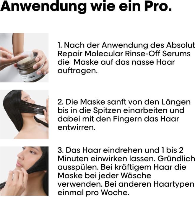Produktbild L'Oréal Professionnel Absolut Repair Molecular Maske (150 ml)