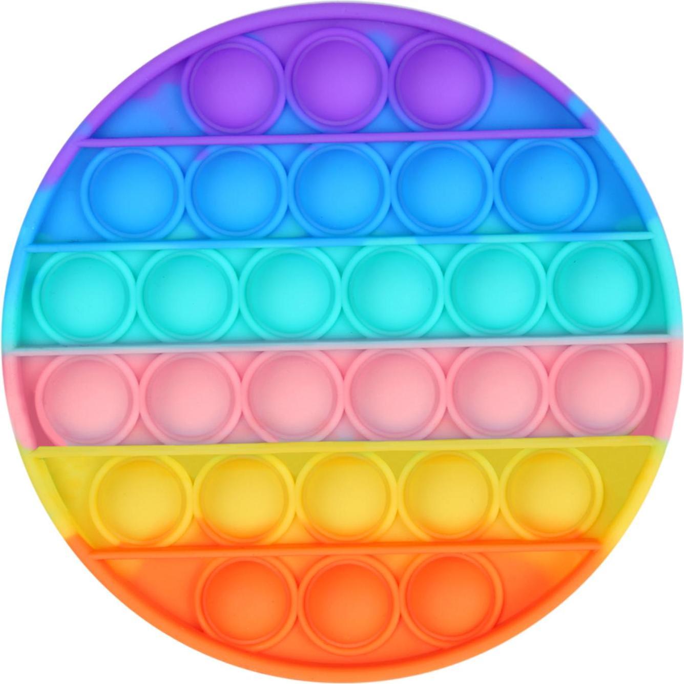 JTI Pop It, Zappelspielzeug mit Blasen - rund