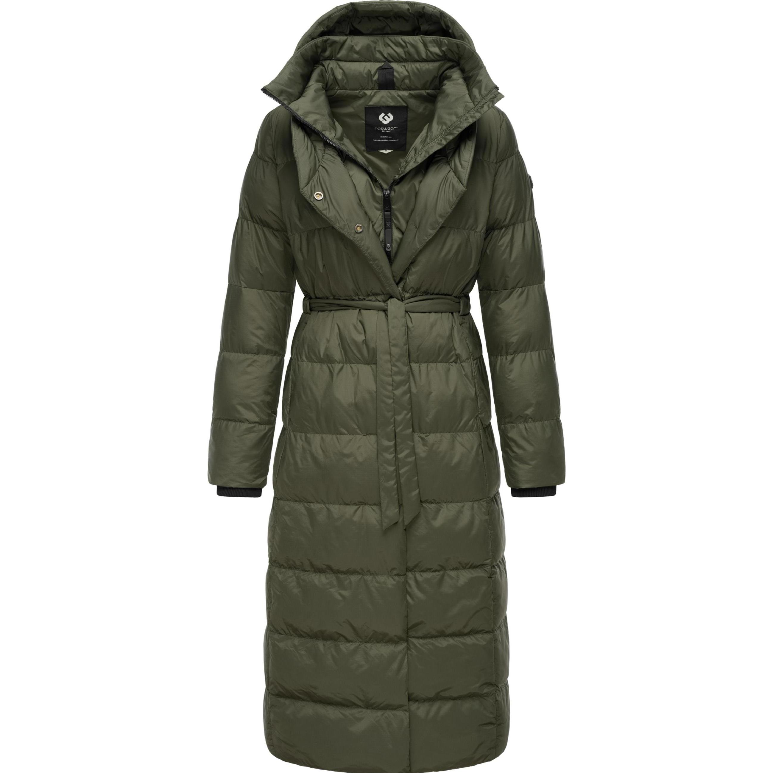 Ragwear, Damen, Jacke, Niara Long (XXL), Grün, XXL