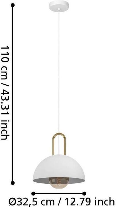Actual product image EGLO LED pendant light (E27)