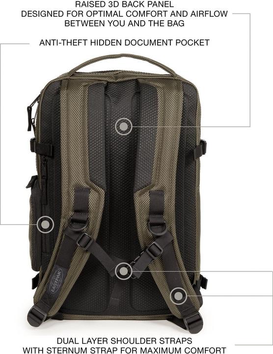 Actual product image Eastpak TecumCNNCT Top Khaki (19 l)