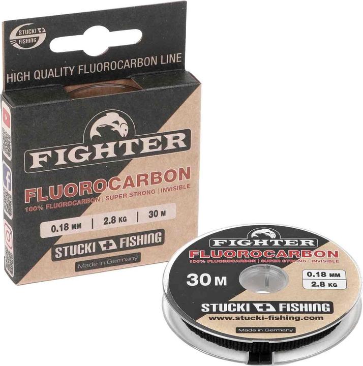 Stucki Fishing Fighter Fluorocarbon Premium (7.60 kg, 0.31 mm)