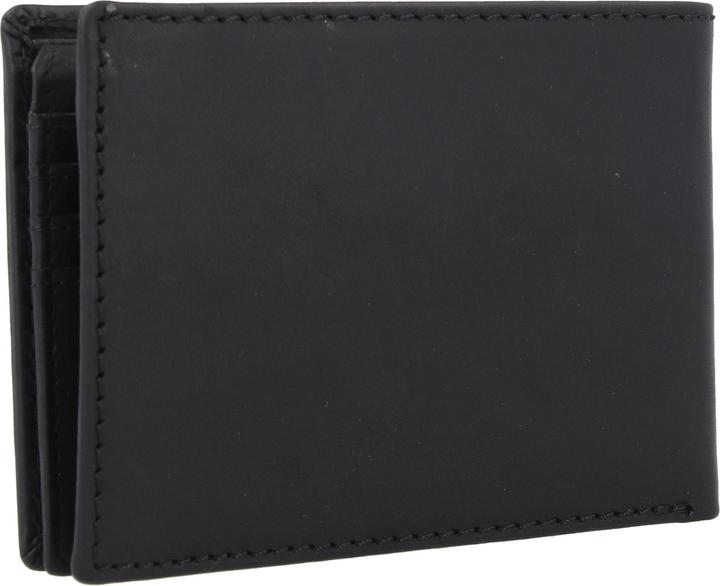 Actual product image Greenburry Pure Black wallet RFID protection leather 12.5 cm