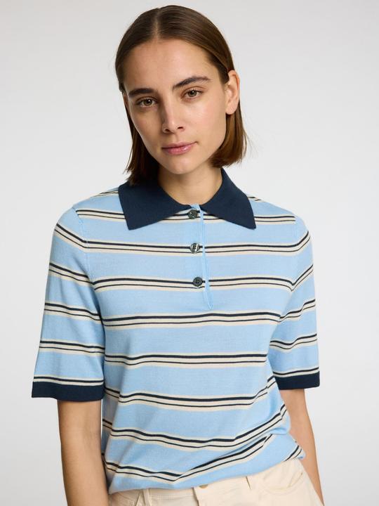 Actual product image Selected Homme 100% Merinowoll Polohemd aus Strick (S)