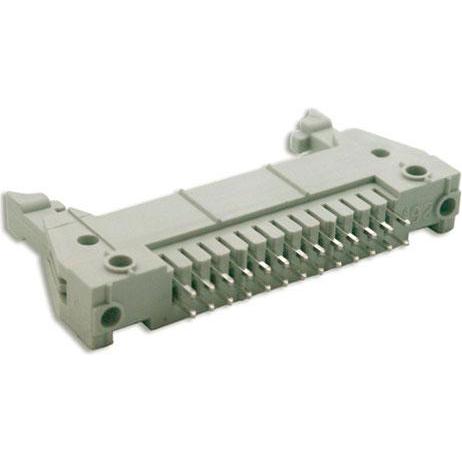 Speed 10 pole IDC wire to board header with 2.54mm raster HEADER LANGE UITW SP, Elektronikkabel + Stecker, Grau