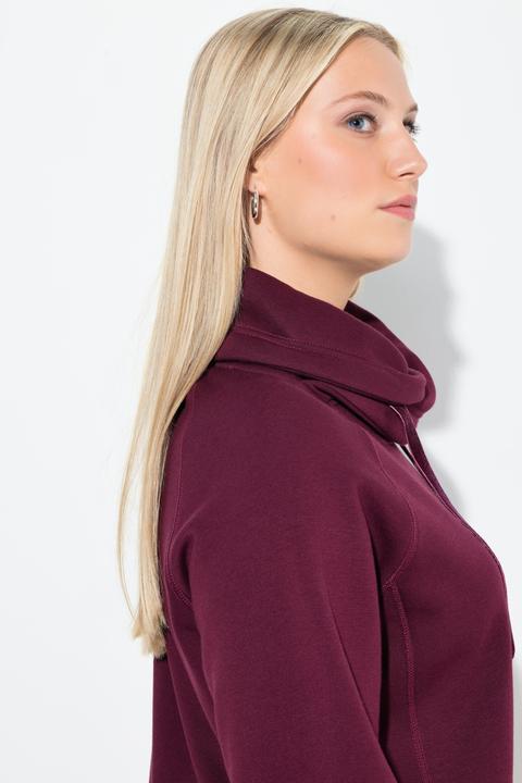 Produktbild Ulla Popken Sweatshirt, Schneeflocke, Stehkragen, Langarm (54, 56)