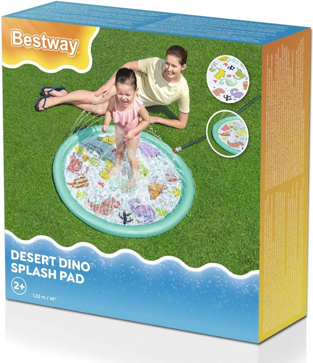 Actual product image Bestway Desert Dino 1.22 m Kids Inflatable Splash Pad
