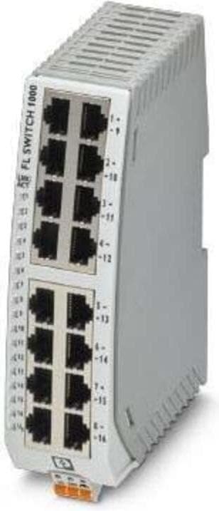 Actual product image Phoenix FL SWITCH 1016N 1085255 Industrial Ethernet Switch (16 Ports)