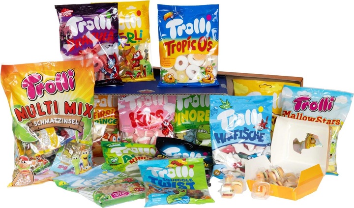 Produktbild Trolli Gummibonbons Süssigkeiten Box 3.1 kg, Produkttyp (3100 g)