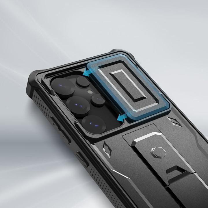 Actual product image Tech-Protect Kevlar Cam+ Case for Samsung Galaxy S25 Ultra - Black (Samsung Galaxy S25 Ultra)